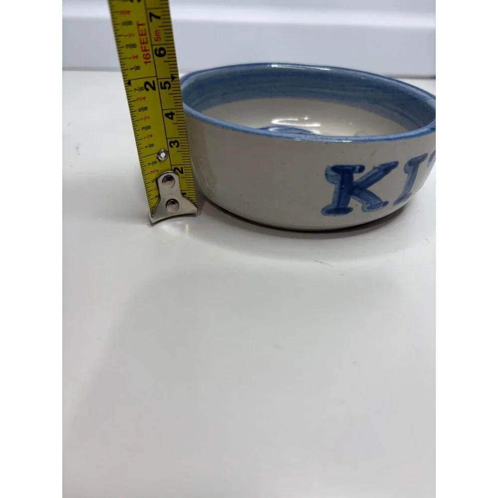 * M A Hadley Kitty Bowl With Mouse 4.25” No Chips Or Cracks